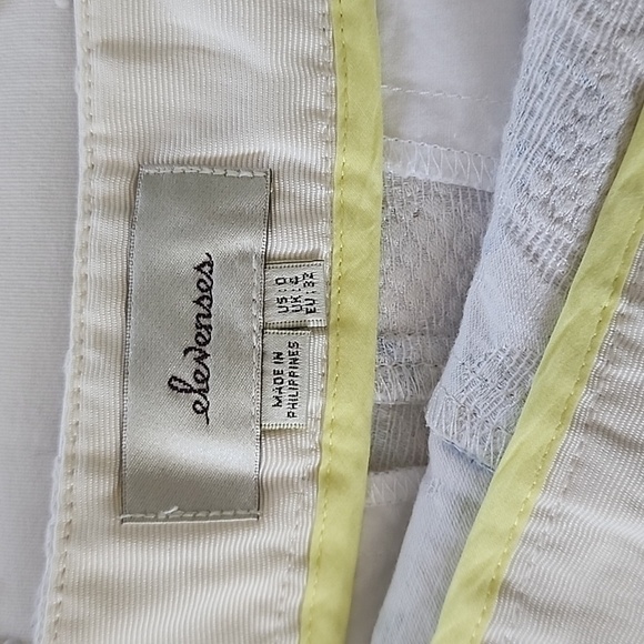 Anthropologie Elevenses embroidered floral shorts size 0 - Picture 5 of 8